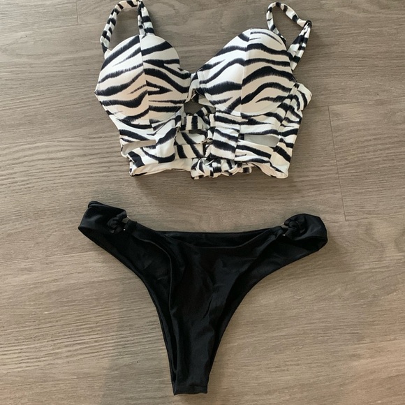 Kingston Bustier Top Zebra Print - Picture 5 of 7